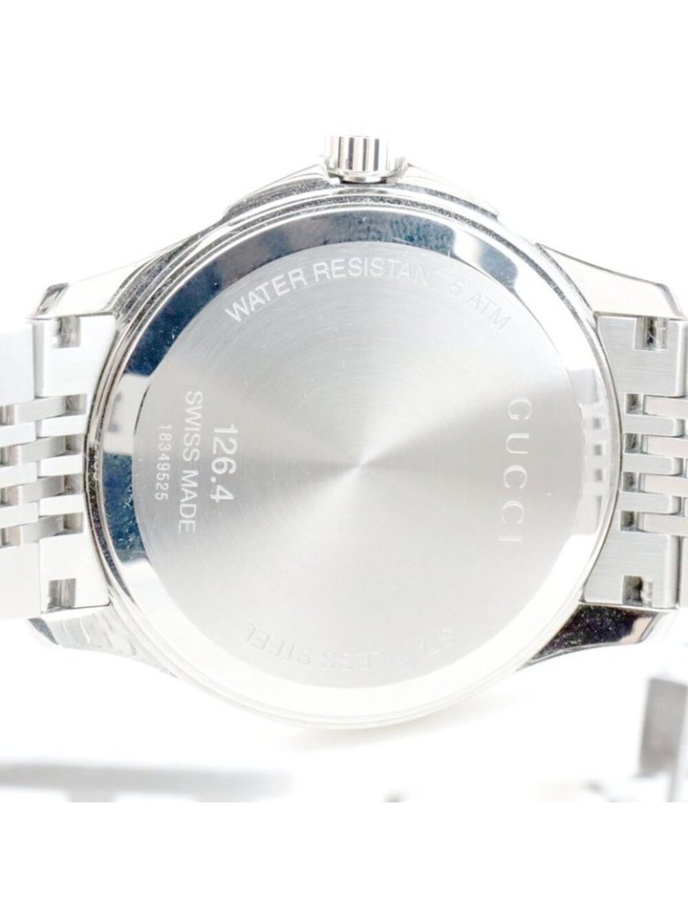 Gucci Timeless Watch Silver Color Quartz Black Dial - Picture 6 of 8